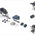 Festool KSC 60 EB-Basic KAPEX  Scie à onglets sans fil 18 V / 36 V 216 mm Brushless + 2x batterie 5,0 Ah - sans chargeur