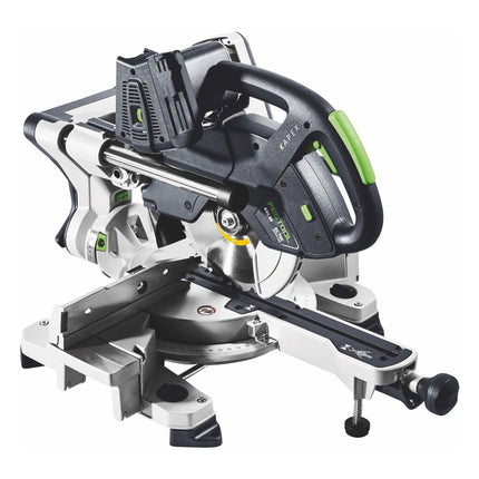 Festool KSC 60 EB-Basic KAPEX  Scie à onglets sans fil 18 V / 36 V 216 mm Brushless + 2x batterie 5,0 Ah - sans chargeur