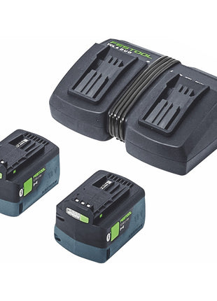 Festool KSC 60 EB-Basic KAPEX akumulatorowa piła poprzeczna 18 V / 36 V 216 mm bezszczotkowa + 2x akumulator 5,0 Ah + podwójna ładowarka