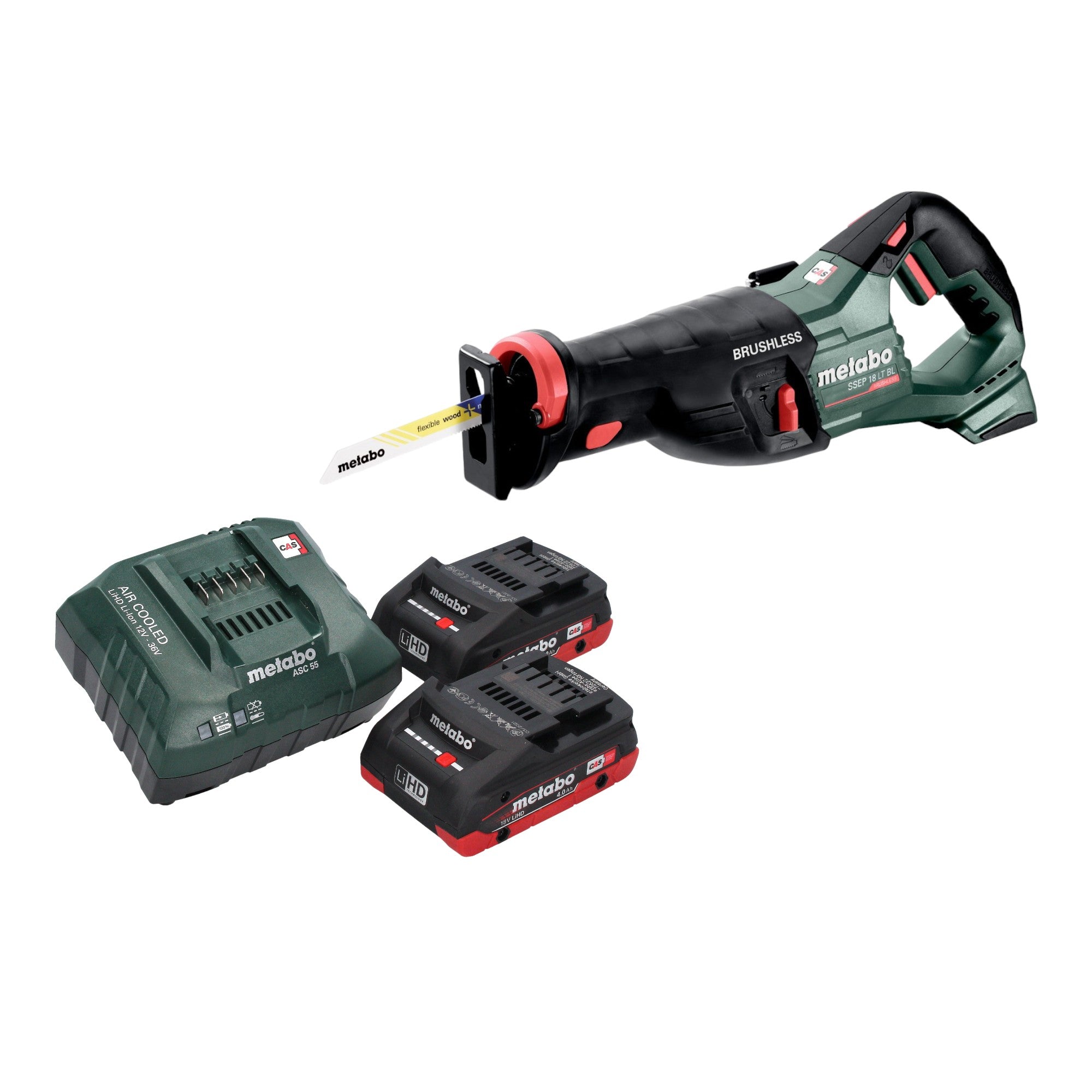 Metabo SSEP 18 LT BL Akku Saebelsaege 18 V 32 mm Brushless 2x LiHD Akku 4 0 Ah Ladegeraet 0 - toolbrothers