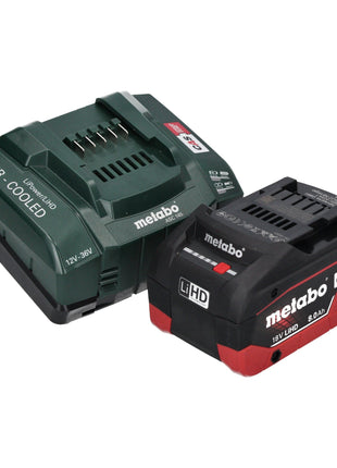 Scie sabre à batterie Metabo SSEP 18 LT BL 18 V 32 mm sans balais + 1 batterie LiHD 8,0 Ah + chargeur