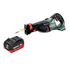 Scie sabre sur batterie Metabo SSEP 18 LT BL 18 V 32 mm sans balais + 1x batterie LiHD 10,0 Ah - sans chargeur