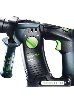 Festool BHC 18-Basic Marteau perforateur sans fil 18 V 1,8 J SDS Plus Brushless + 2x batterie 4,0 Ah + chargeur rapide + Systainer