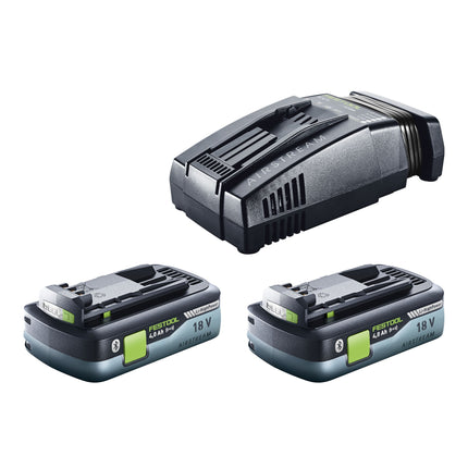 Festool BHC 18-Basic Marteau perforateur sans fil 18 V 1,8 J SDS Plus Brushless + 2x batterie 4,0 Ah + chargeur rapide + Systainer