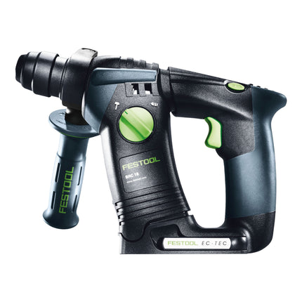 Festool BHC 18-Basic Marteau perforateur sans fil 18 V 1,8 J SDS Plus Brushless + 2x batterie 8,0 Ah + chargeur rapide + Systainer