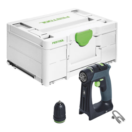 Festool CXS 18-Basic Perceuse-visseuse sans fil 18 V 40 Nm Brushless + 2x batterie 4,0 Ah + chargeur rapide + Systainer