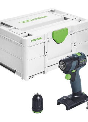 Festool TXS 18-Basic taladro atornillador a batería 18 V 40 Nm sin escobillas + 2x baterías 4,0 Ah + cargador rápido + systainer