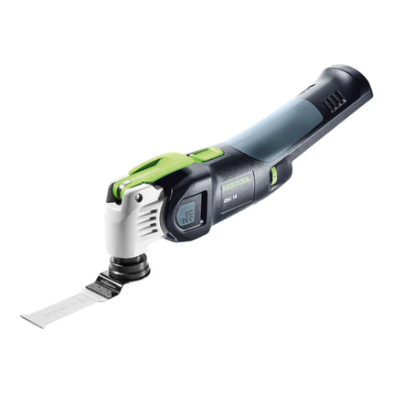 Festool VECTURO OSC 18 E-Basic Set Oscillateur sans fil 18 V Starlock Max Brushless + 1x batterie 8,0 Ah + chargeur rapide + Systainer