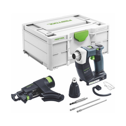 Festool DURADRIVE DWC 18-4500 Basic Visseuse de chantier sans fil 18 V 14 Nm Brushless + 2x batterie 4,0 Ah + chargeur rapide + Systainer