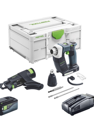 Festool DURADRIVE DWC 18-4500 Basic Visseuse de chantier sans fil 18 V 14 Nm Brushless + 1x batterie 5,0 Ah + kit de charge rapide + Systainer