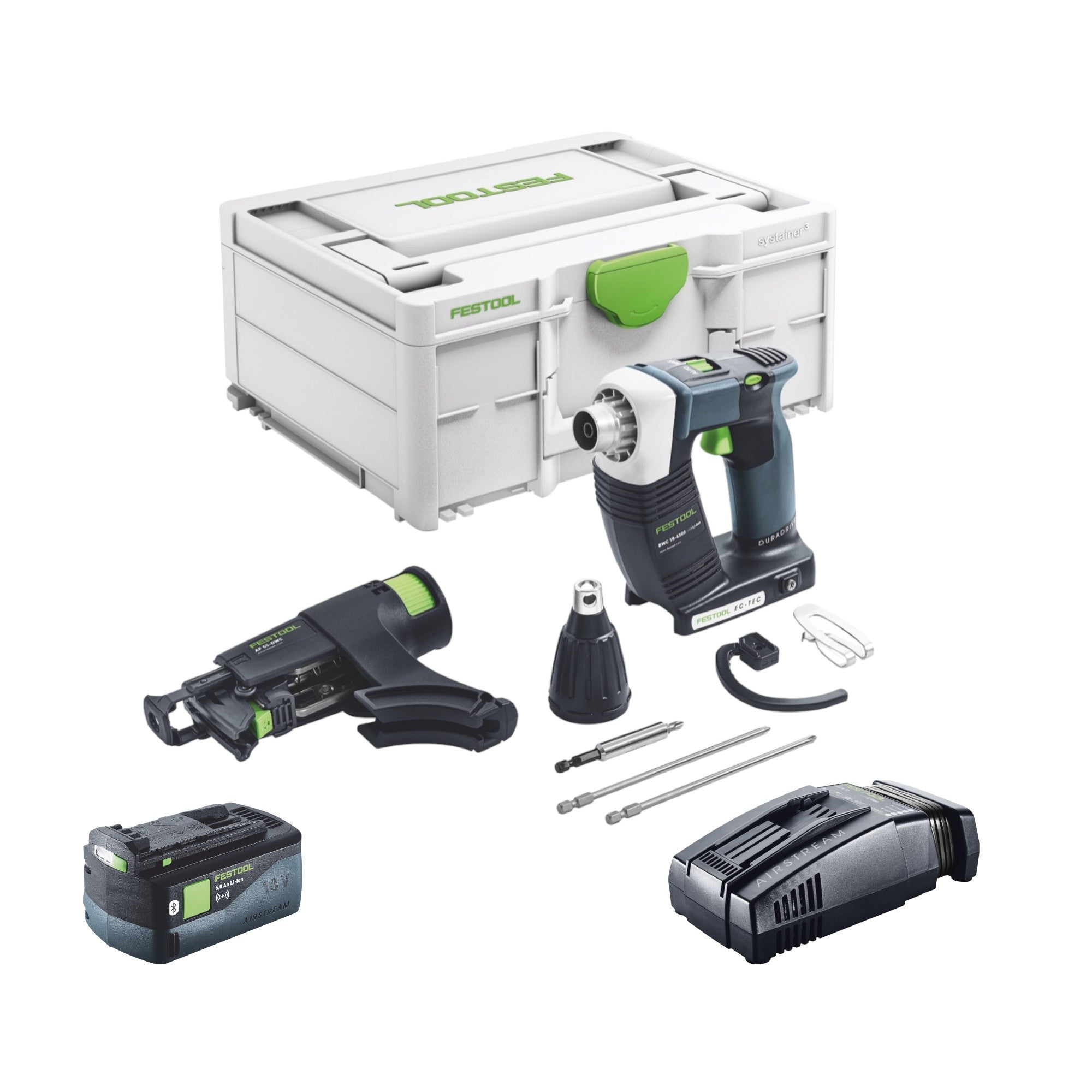 Festool DURADRIVE DWC 18 4500 Basic Akku Bauschrauber 18 V 14 Nm Brushless 1x Akku 5 0 Ah Schnellladegeraet Systainer 0 - toolbrothers