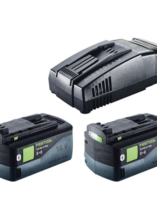 Festool DSC-AGC 18-125 FH EB-Basic sistema de separación de batería a mano alzada 18 V 125 mm sin escobillas + 2x batería 5,0 Ah + cargador rápido + systainer