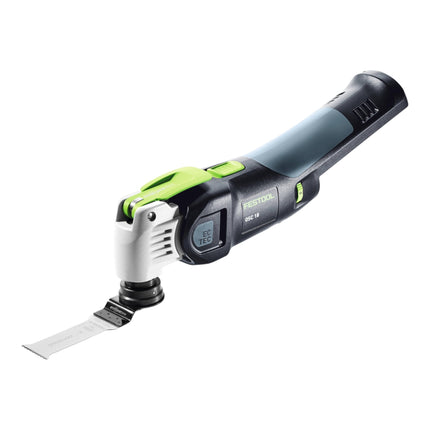 Festool VECTURO OSC 18 E-Basic Oscillateur sans fil 18 V Starlock Max Brushless + 2x batterie 8,0 Ah + chargeur rapide + Systainer