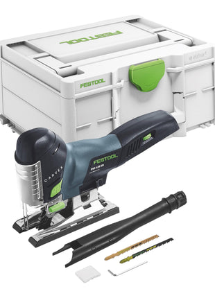 Festool CARVEX PSC 420 EB-Basic akumulatorowa wyrzynarka wahadłowa 18 V 120 mm bezszczotkowa + 2x akumulator 5,0 Ah + szybka ładowarka + Systainer