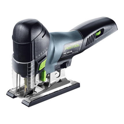Festool CARVEX PSC 420 EB-Basic Scie sauteuse pendulaire sans fil 18 V 120 mm Brushless + 2x batterie 8,0 Ah + chargeur rapide + Systainer