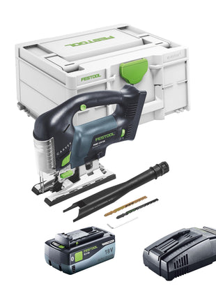 Festool CARVEX PSBC 420 EB-Basic Scie sauteuse pendulaire sans fil 18 V 120 mm Brushless + 1x batterie 8,0 Ah + chargeur rapide + Systainer