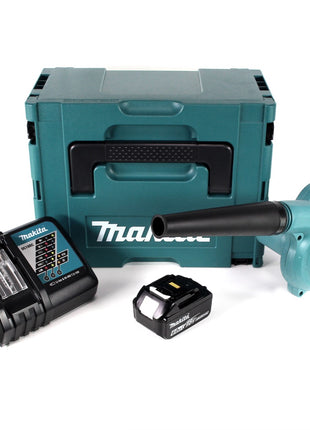 Makita DUB 182 RG1J 18 V Li-Ion Akku Gebläse im Makpac + 1 x 6,0 Ah Akku + Ladegerät - Toolbrothers