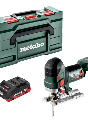 Metabo STA 18 LTX 150 BL Scie sauteuse sans fil 18 V 150 mm Brushless + 1x batterie LiHD 4,0 Ah + Metabox - sans chargeur