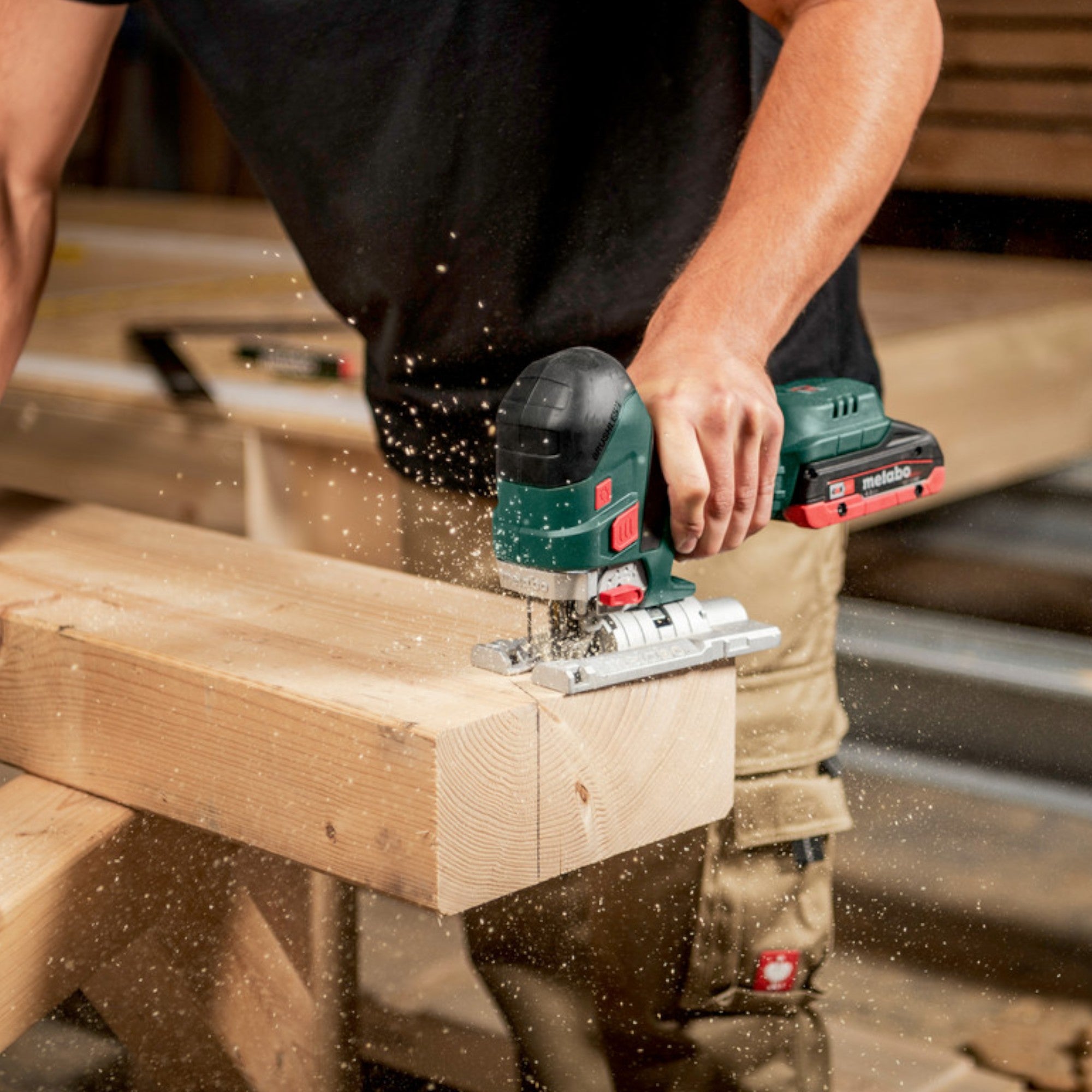 Metabo STA 18 LTX 150 BL Akku Stichsaege 18 V 150 mm Brushless 1x LiHD Akku 4 0 Ah Ladegeraet Metabox 4 - toolbrothers