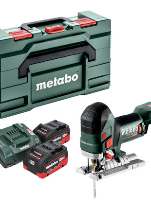 Metabo STA 18 LTX 150 BL Scie sauteuse sans fil 18 V 150 mm Brushless + 2x batterie LiHD 5,5 Ah + chargeur + Metabox