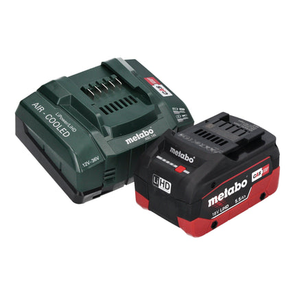 Metabo KS 18 LTX 57 BL Scie circulaire portative sans fil 18 V 57 mm + 1x batterie LiHD 5,5 Ah + chargeur + Metabox