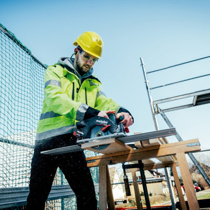 Metabo KS 18 LTX 57 BL Scie circulaire portative sans fil 18 V 57 mm + 2x batterie LiHD 5,5 Ah + chargeur + Metabox