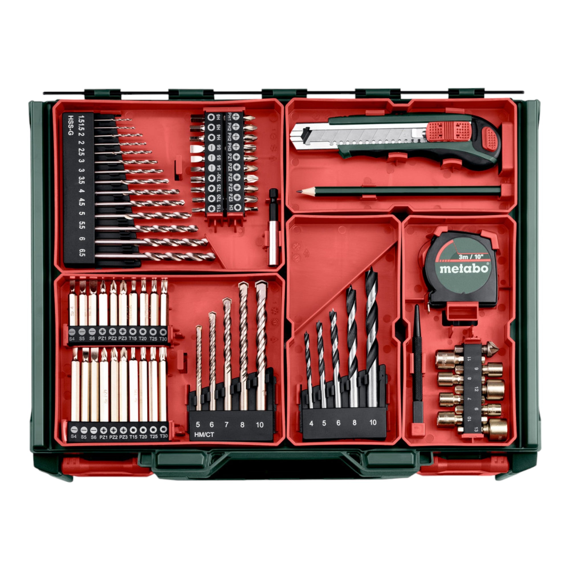 Metabo SB 18 L Set Akku Schlagbohrschrauber 18 V 50 Nm 602317710 2x Akku 2 0 Ah Ladegeraet 78 tlg mobile Werkstatt Koffer 1 - toolbrothers