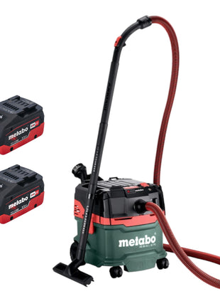 Metabo AS 36 18 L 20 PC Aspirateur eau et poussières sans fil 36 V ( 2x 18 V ) 20 L + 2x batterie LiHD 5,5 Ah - sans chargeur