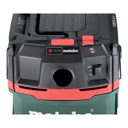 Metabo AS 36 18 L 20 PC Aspirateur eau et poussières sans fil 36 V ( 2x 18 V ) 20 L + 2x batterie LiHD 5,5 Ah + chargeur double