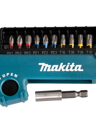 Makita Torsion Bit Set Impact Premier ( E-03567 ) 11 pieces 1/4'' pour visseuse à choc DTD 171 / 172