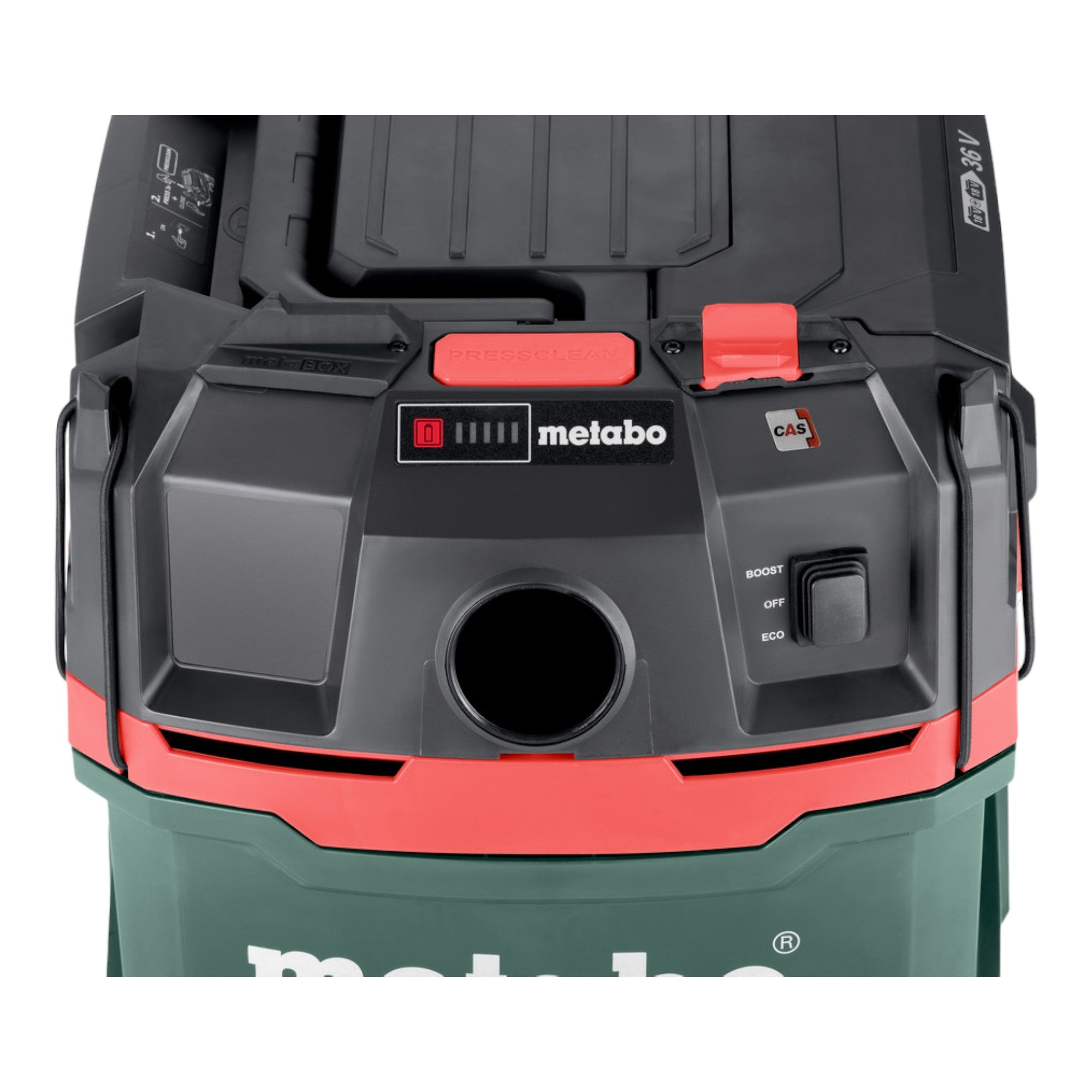 Metabo AS 36 18 L 20 PC Akku Nass Trocken Sauger 36 V 2x 18 V 20 L 2x LiHD Akku 8 0 Ah Doppelladegeraet 4 - toolbrothers