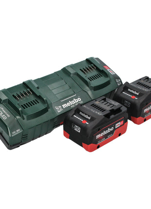 Metabo AS 36 18 L 20 PC Aspirateur eau et poussières sans fil 36 V ( 2x 18 V ) 20 L + 2x batterie LiHD 8,0 Ah + chargeur double