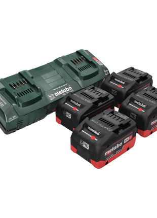 Metabo AS 36 18 L 20 PC aspirador en seco y húmedo a batería 36 V (2x 18 V) 20 L + 4x batería LiHD 8,0 Ah + cargador doble