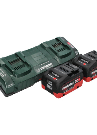 Metabo AS 36 18 L 20 PC Aspirateur eau et poussières sans fil 36 V ( 2x 18 V ) 20 L + 2x batterie LiHD 10,0 Ah + chargeur double