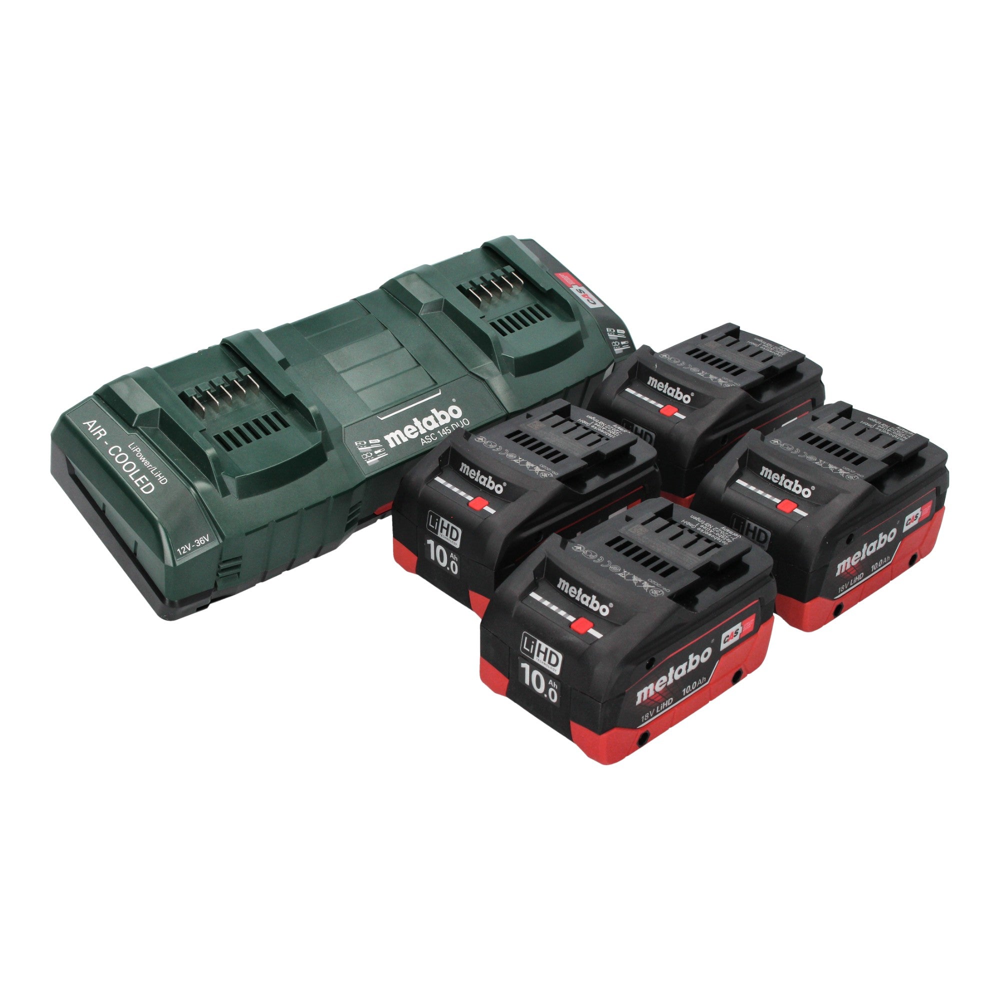 Metabo AS 36 18 L 20 PC Akku Nass Trocken Sauger 36 V 2x 18 V 20 L 4x LiHD Akku 10 0 Ah Doppelladegeraet 2 - toolbrothers