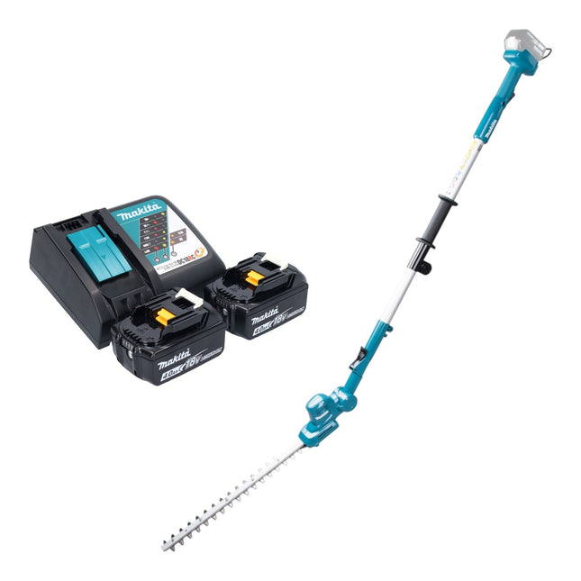 Makita DUN 461 WRM2 Taille-haies sans fil 18 V 46 cm + 2x batterie 4,0 Ah + chargeur