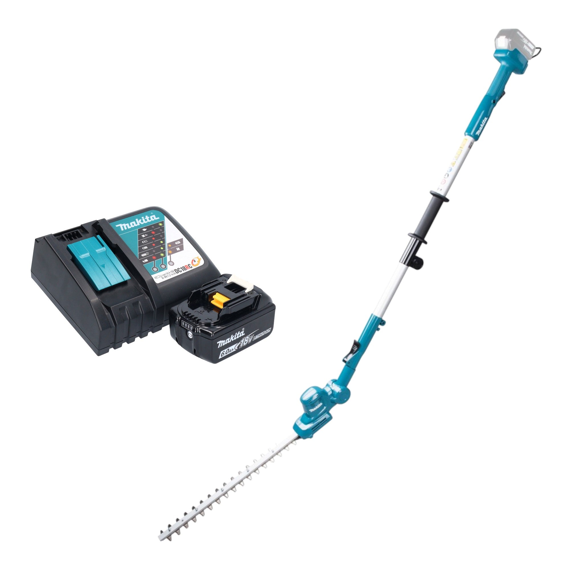Makita DUN 461 WRG Akku Heckenschneider 18 V 46 cm 1x Akku 6 0 Ah Ladegeraet 0 - toolbrothers
