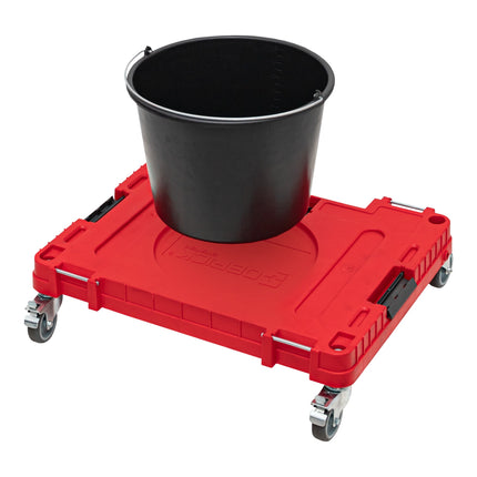 Qbrick System ONE Plateforme de transport 2.0 Atelier RED Ultra HD 625 x 503 x 160 mm 120 kg avec roues pivotantes en métal et frein