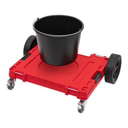 Qbrick System ONE Plateforme de transport 2.0 Allterrain RED Ultra HD 750 x 542 x 223 mm 120 kg avec roues pivotantes en métal et frein
