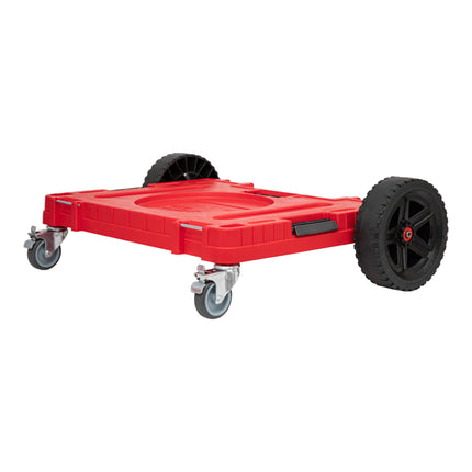 Qbrick System ONE Plateforme de transport 2.0 Allterrain RED Ultra HD 750 x 542 x 223 mm 120 kg avec roues pivotantes en métal et frein