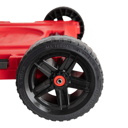 Qbrick System ONE Plateforme de transport 2.0 Allterrain RED Ultra HD 750 x 542 x 223 mm 120 kg avec roues pivotantes en métal et frein