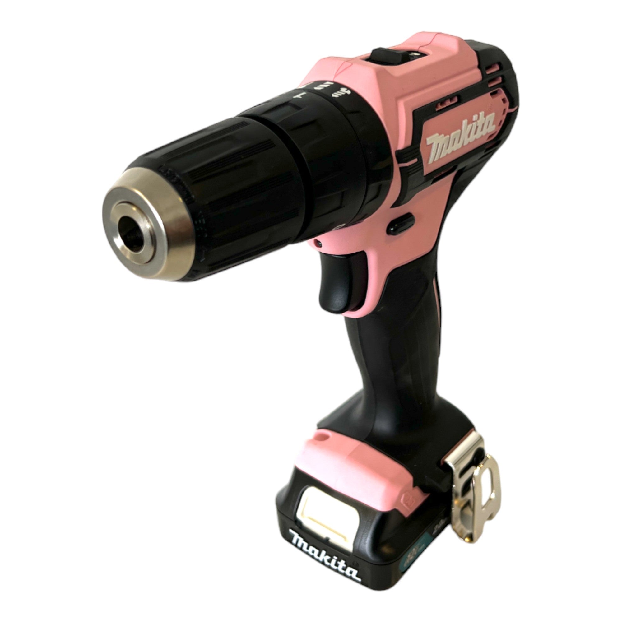Makita HP 333 DSAP1 Akku Schlagbohrschrauber 12 V 30 Nm Pink 1x Akku 2 0 Ah Ladegeraet Tasche  1 - toolbrothers