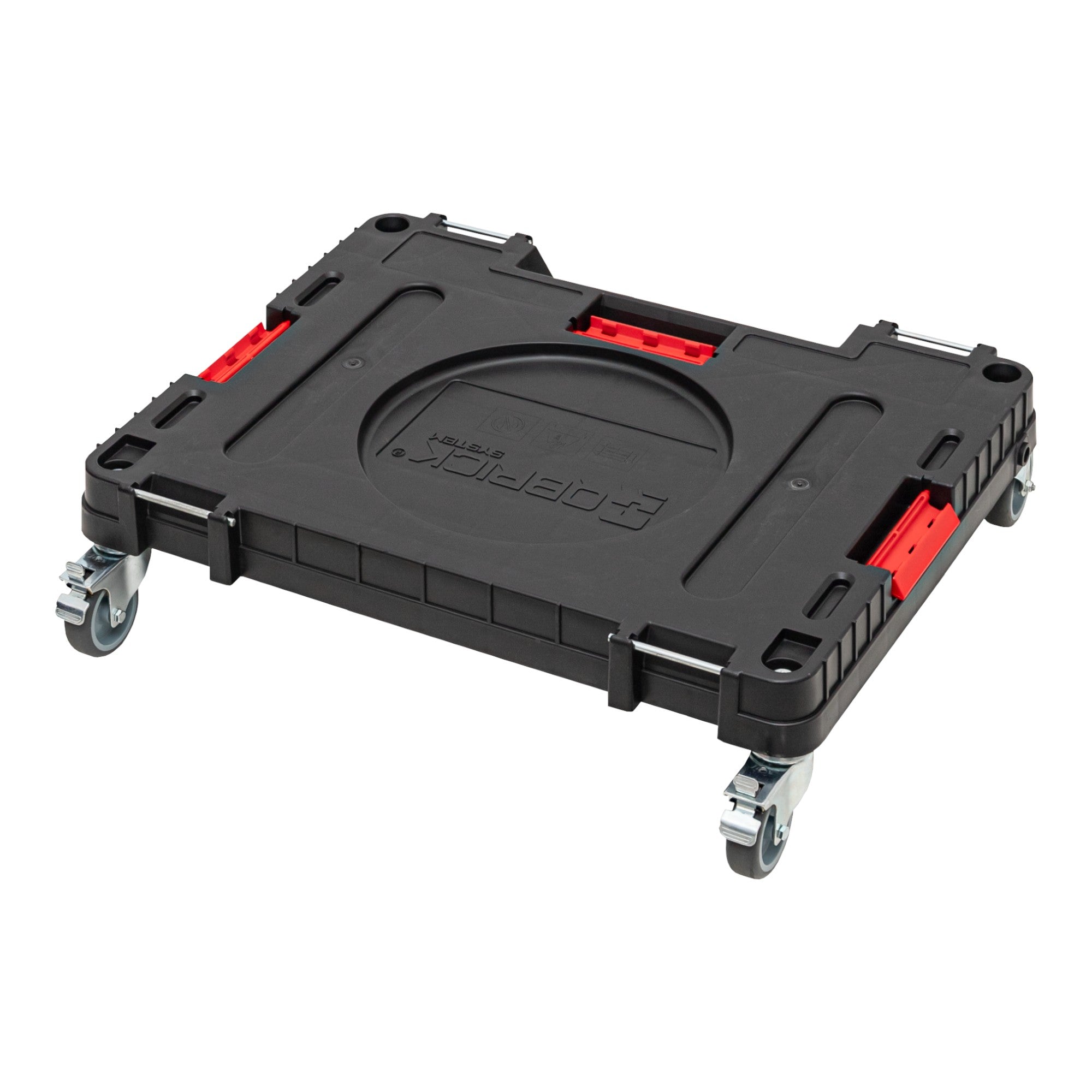 Qbrick System ONE Transport Platform 2 0 Workshop 625 x 503 x 160 mm 120 kg mit Schwenkraedern aus Metall und Bremse 0 - toolbrothers