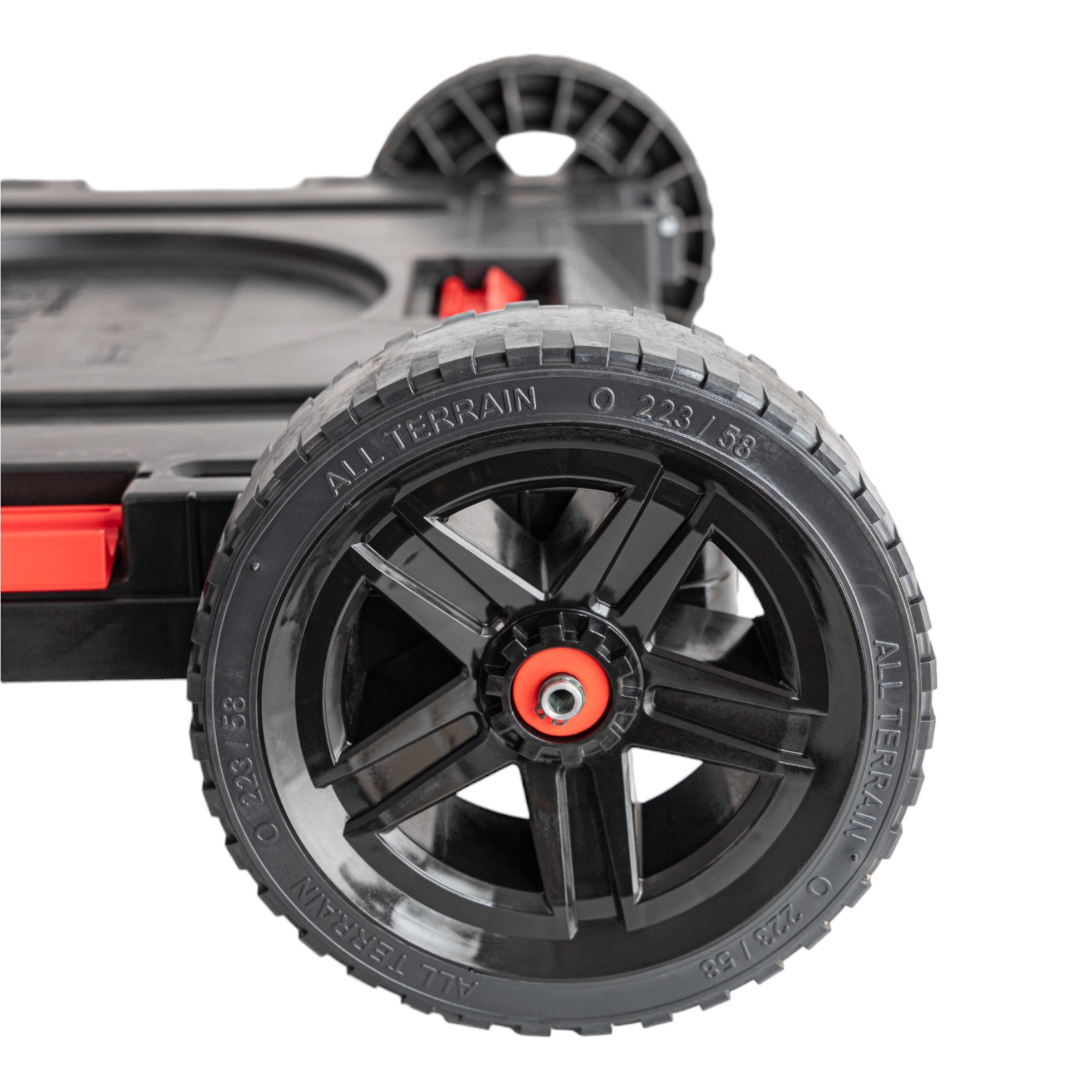 Qbrick System ONE Transportplattform 2 0 Allterrain 750 x 542 x 223 mm 120 kg mit Schwenkraedern aus Metall und Bremse  3 - toolbrothers
