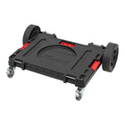 Qbrick System ONE Plateforme de transport 2.0 Allterrain 750 x 542 x 223 mm 120 kg avec roues pivotantes en métal et frein