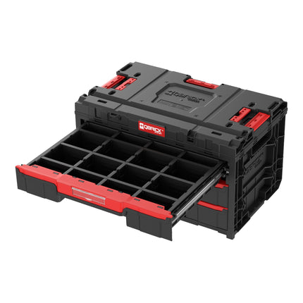 Qbrick System ONE Drawer 3 Toolbox 2.0 Boîte à outils 587 x 380 x 340 mm 27 l avec trois tiroirs
