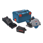 Bosch GKT 18V-52 GC Professional Scie plongeante sans fil 18 V 140 mm BITURBO Brushless + 1x batterie ProCore 4,0 Ah + chargeur + module de connectivité + L-Boxx