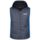 L-Boxx Gilet hybride en maille polaire pour homme - royal melange / anthracite melange Gre XL