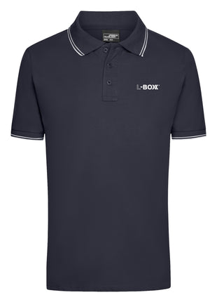 L-Boxx męska koszulka polo navy / white rozmiar S