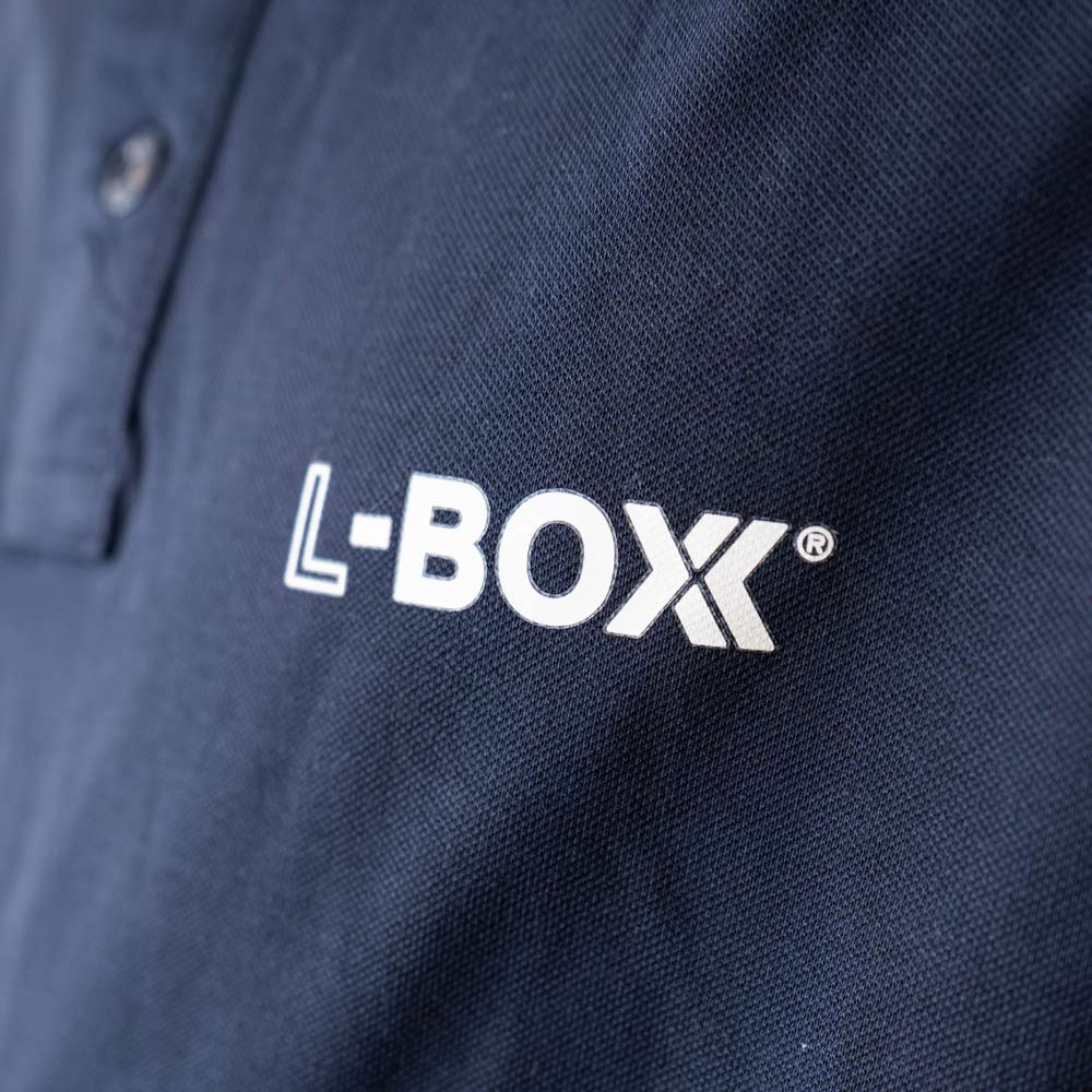 L Boxx Herren Polo Shirt navy white Groesse M 2 - toolbrothers